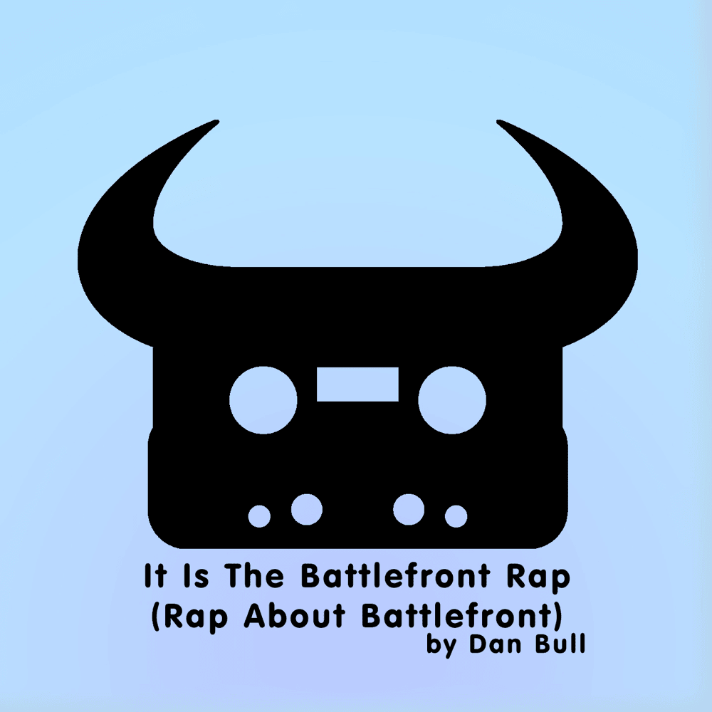 Album cover art for "It Is The Battlefront Rap" by Dan Bull