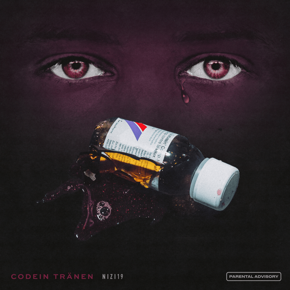 Album cover art for "Codein Tränen" by Nizi19