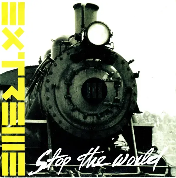 Album cover art for "Stop the World" by Extreme