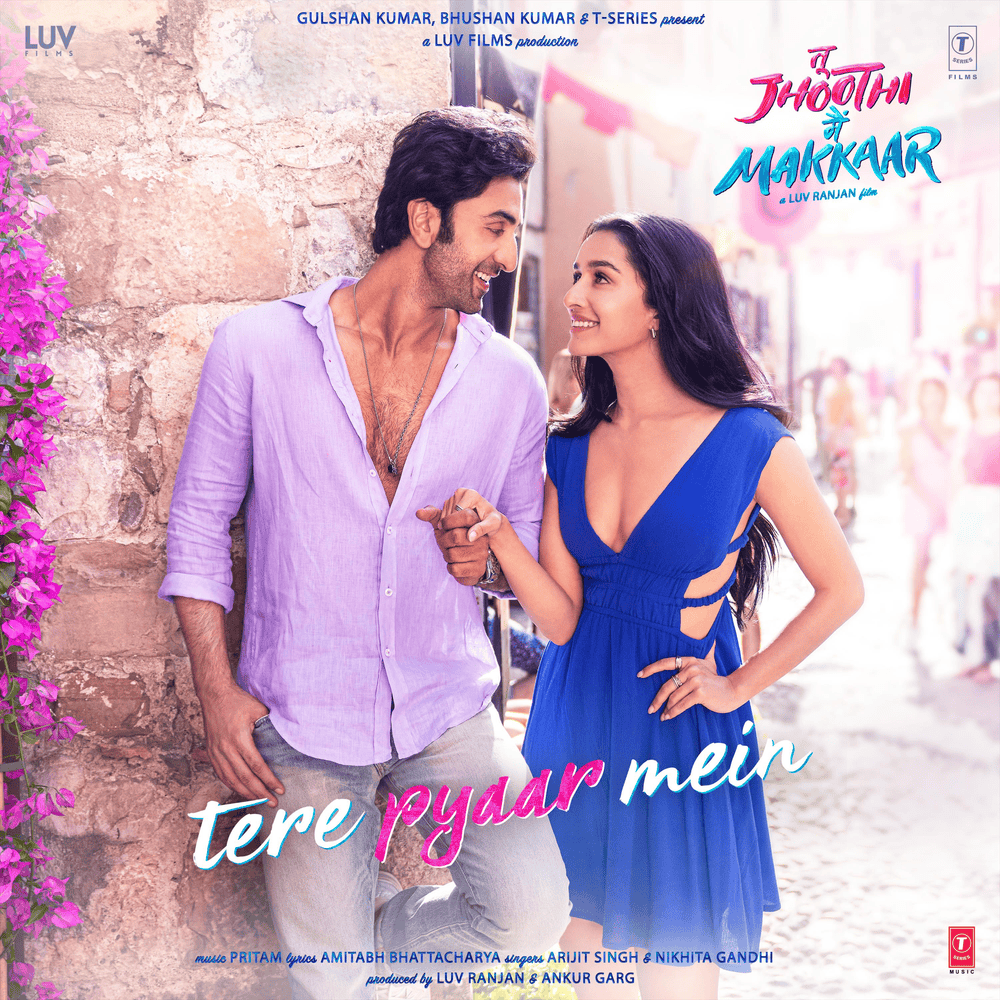 Album cover art for "Tere Pyaar Mein" by Arijit Singh
