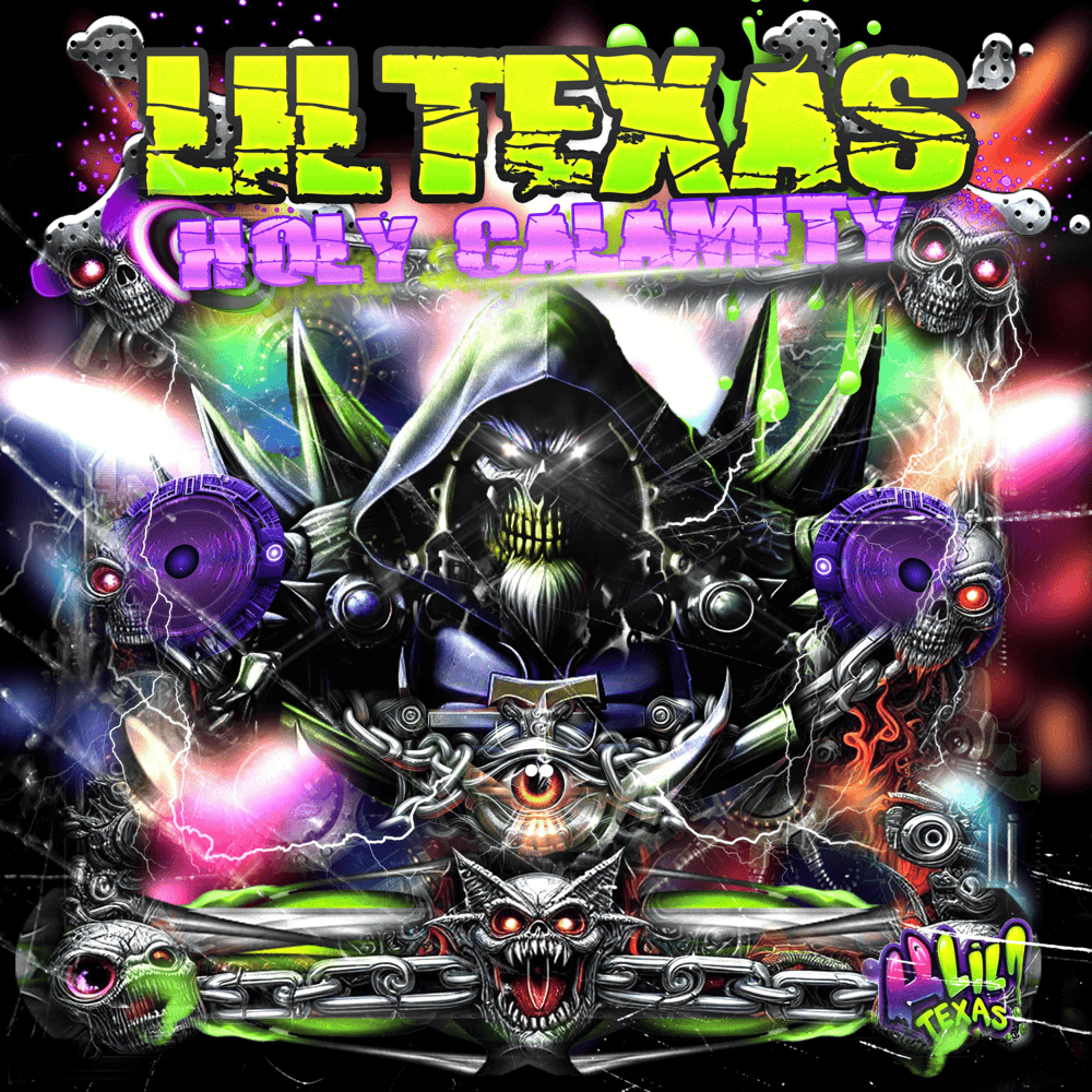 Album cover art for "Holy Calamity" by Lil Texas