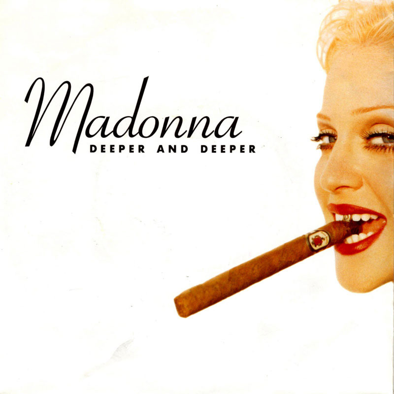 Album cover art for "Deeper and Deeper" by Madonna