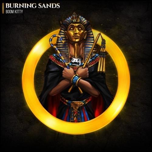 Album cover art for "Burning Sands" by Boom Kitty
