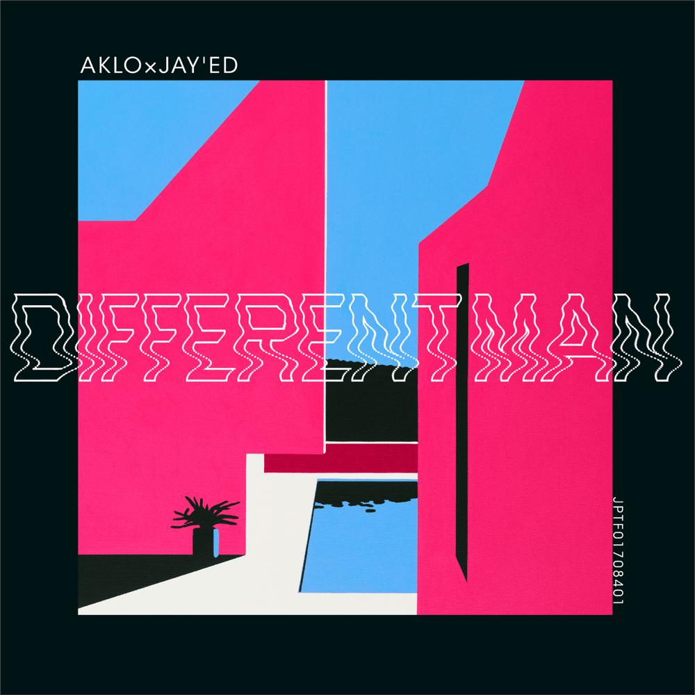 Album cover art for "Different Man" by AKLO