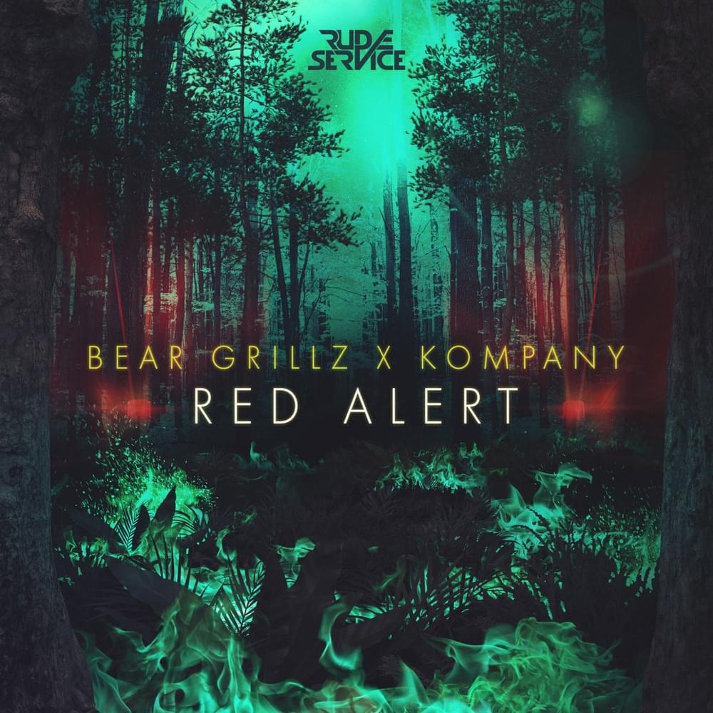 Album cover art for "Red Alert" by Bear Grillz