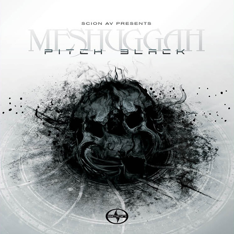 Album cover art for "Pitch Black" by Meshuggah