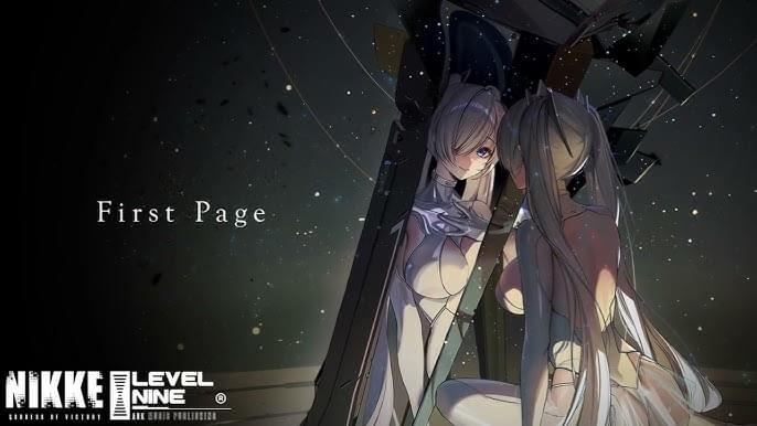 Album cover art for "First Page" by Cosmograph