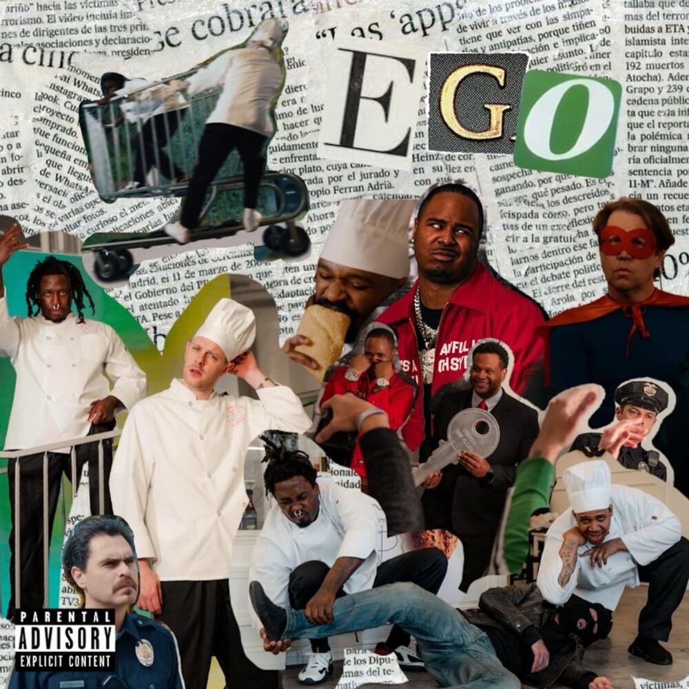 Album cover art for "Ego" by ALLBLACK
