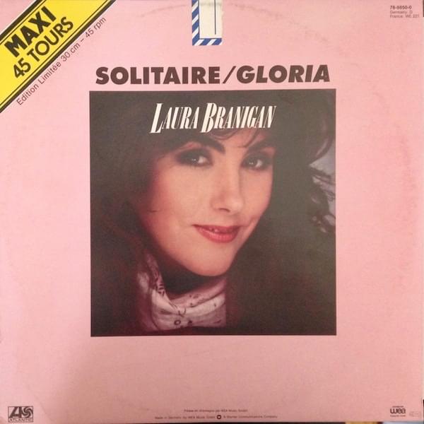 Album cover art for "Solitaire" by Laura Branigan