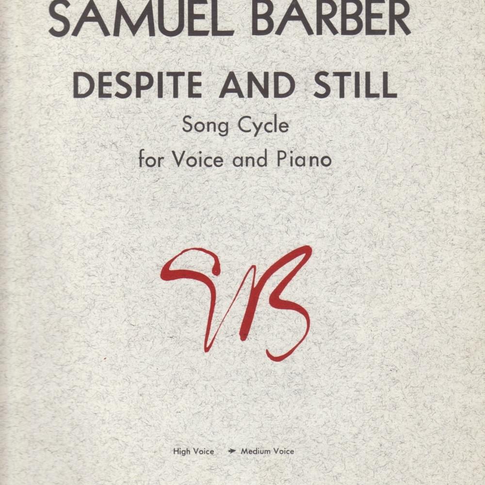 A last song by Samuel Barber