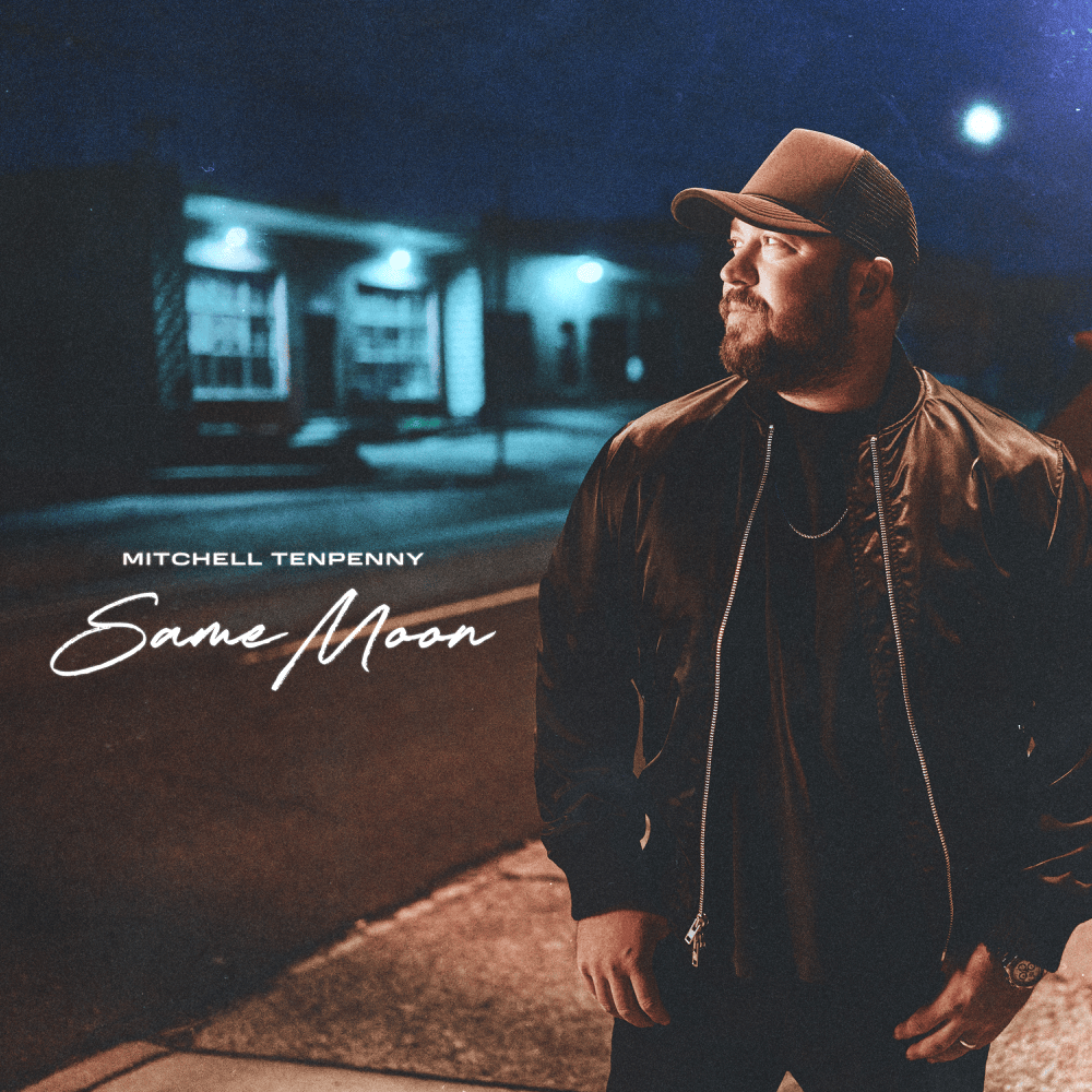 Album cover art for "Same Moon" by Mitchell Tenpenny