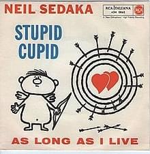 Album cover art for "Stupid Cupid" by Neil Sedaka