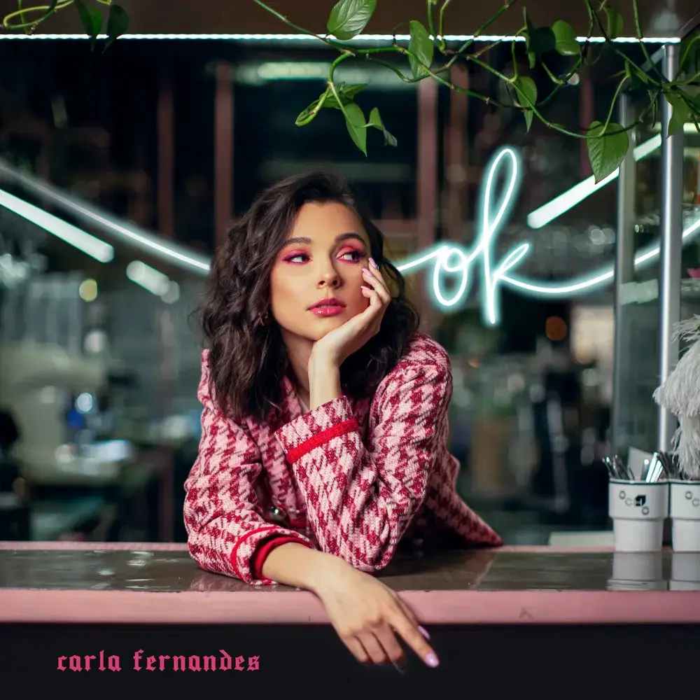 Album cover art for "OK" by Carla Fernandes