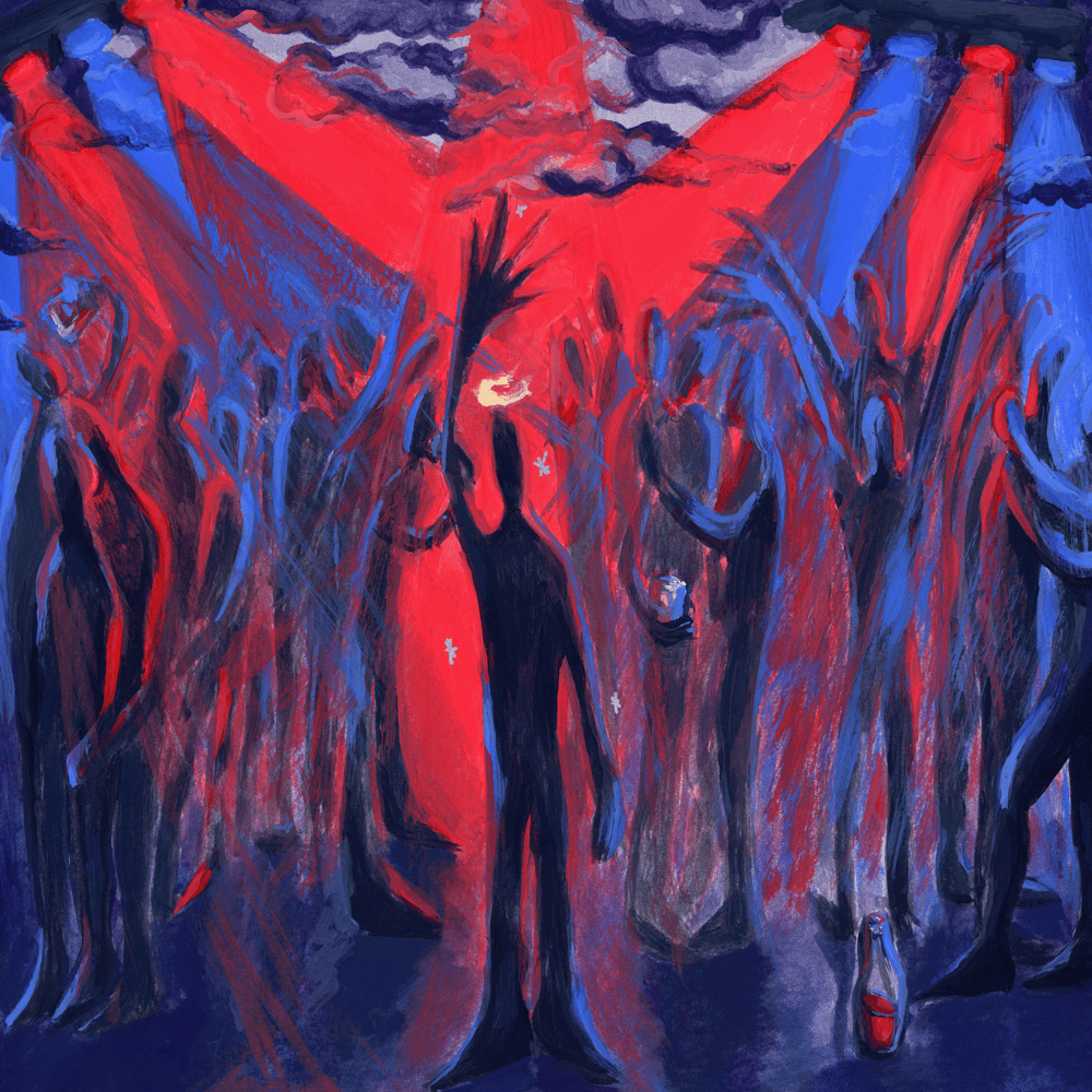 Album cover art for "still a little something" by Kamal.