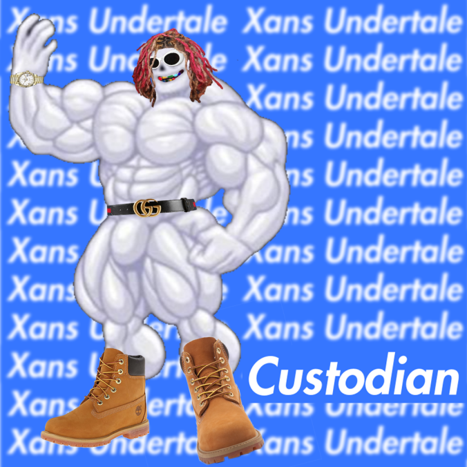 Album cover art for "XANS UNDERTALE" by Custodian