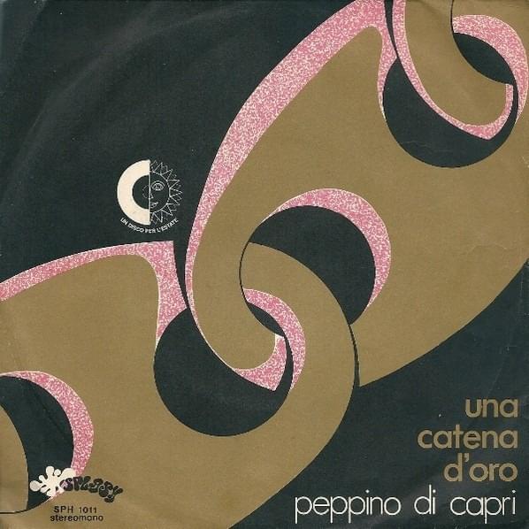 Album cover art for "Una catena d’oro" by Peppino Di Capri