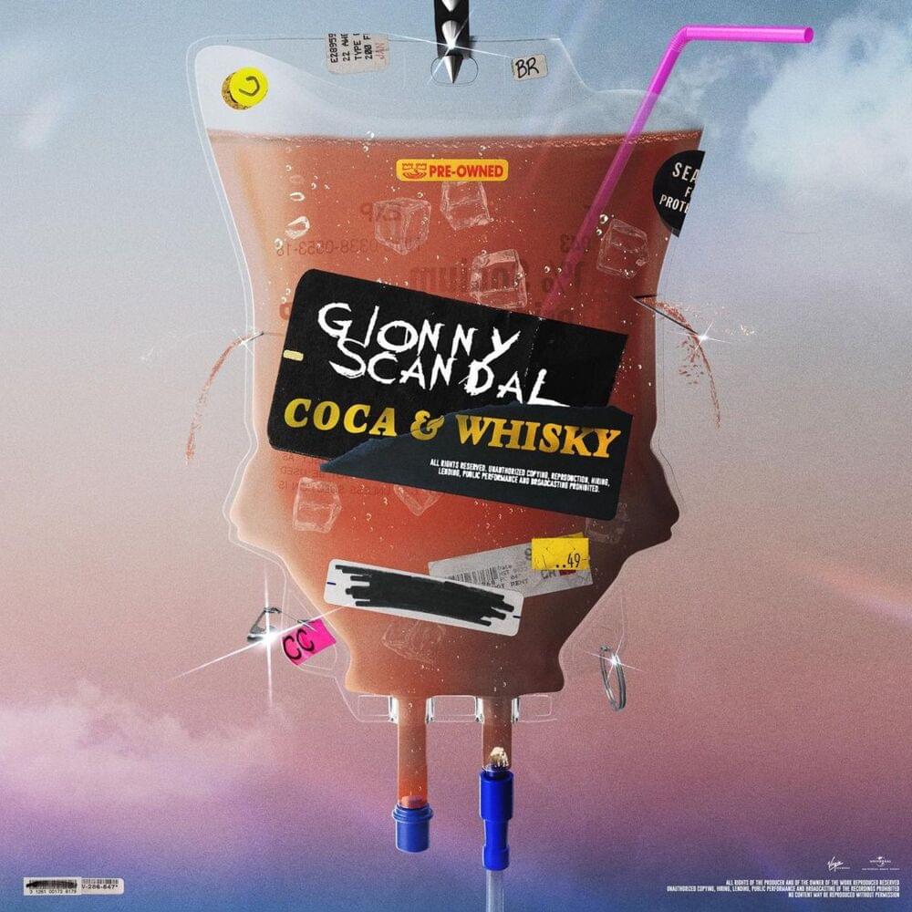 Album cover art for "COCA & WHISKY" by GionnyScandal