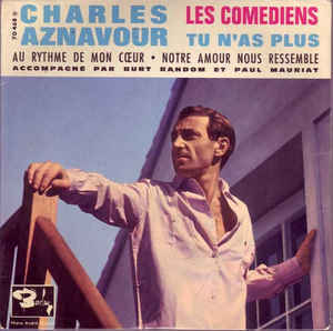Album cover art for "Au rythme de mon cœur" by Charles Aznavour
