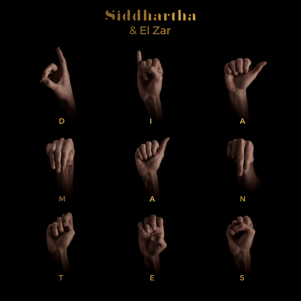 Album cover art for "Diamantes" by Siddhartha