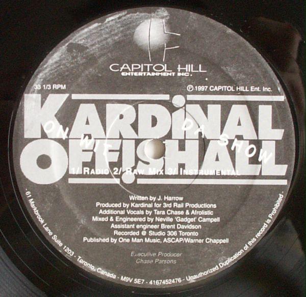 Album cover art for "On Wid Da Show" by Kardinal Offishall