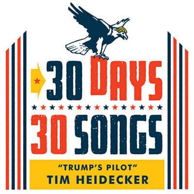 Album cover art for "Trump’s Private Pilot" by Tim Heidecker