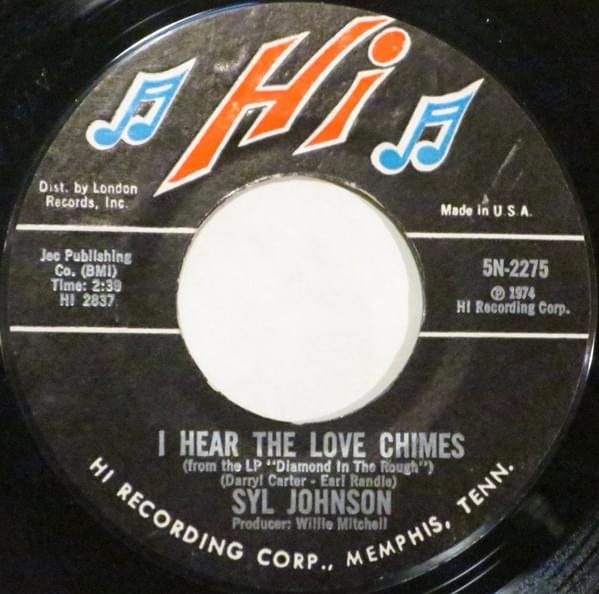 Album cover art for "I Hear The Love Chimes" by Syl Johnson