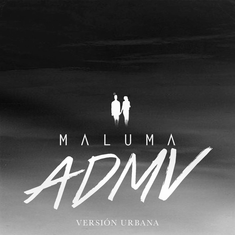 Album cover art for "ADMV (Versión Urbana)" by Maluma