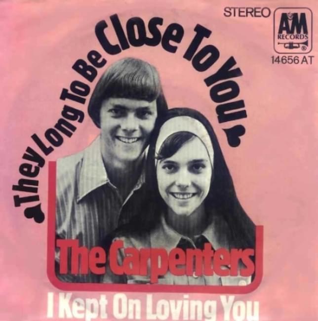 Album cover art for "I Kept On Loving You" by Carpenters