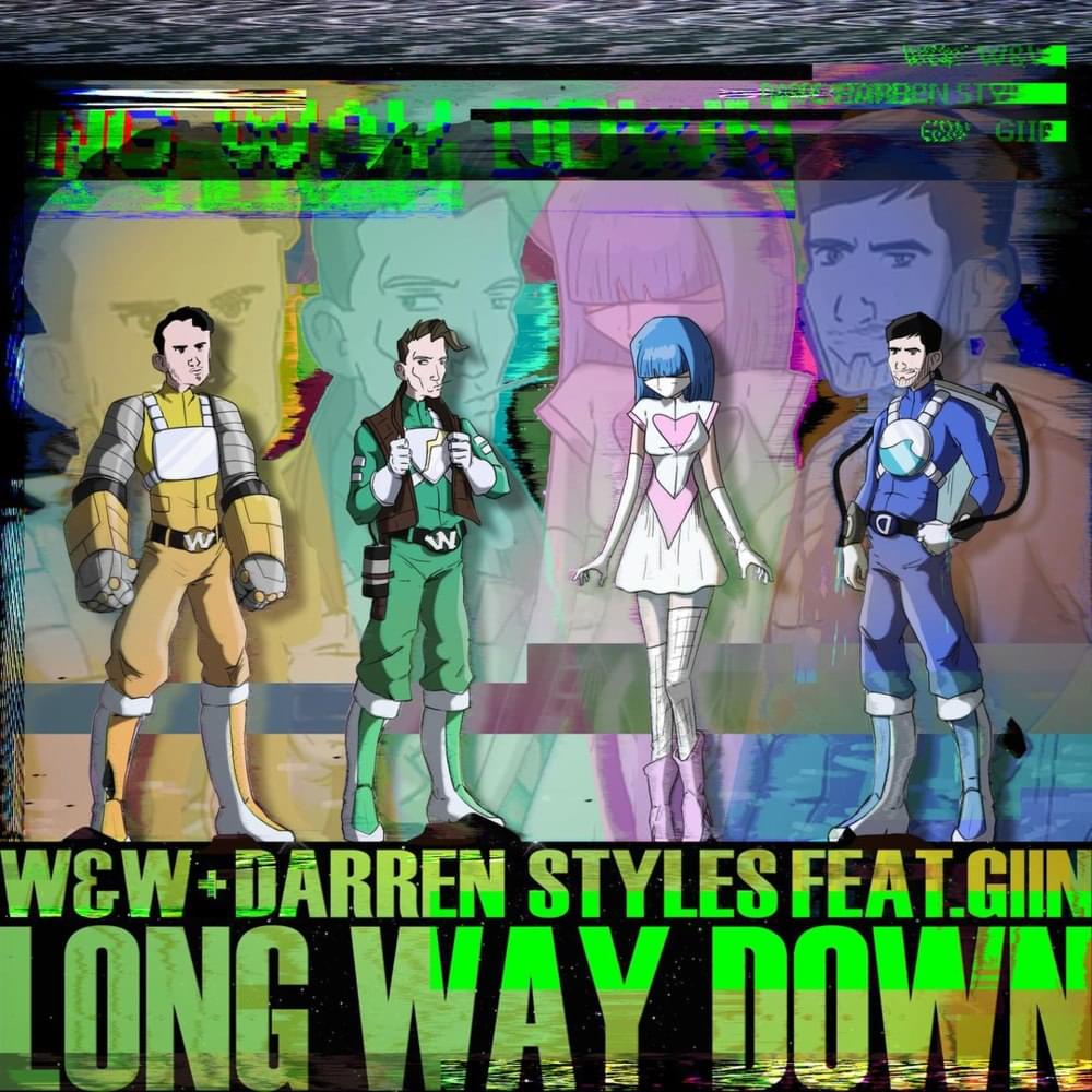Album cover art for "Long Way Down" by W&W & Giin