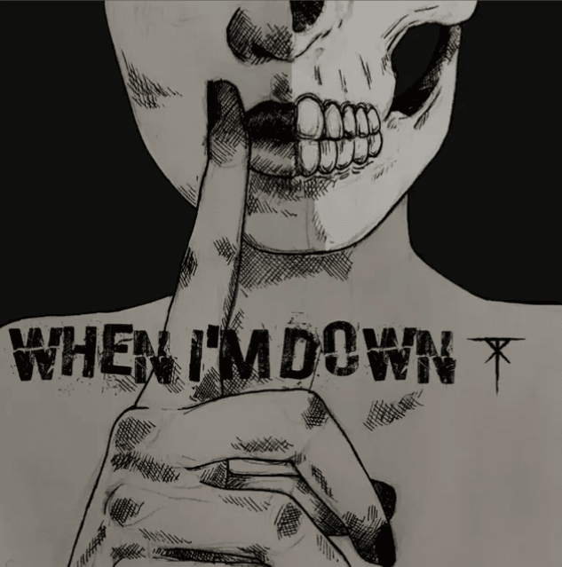 Album cover art for "When I’m Down" by TX2