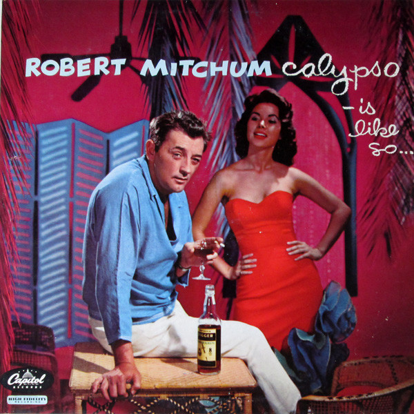 Album cover art for "Ballad of Thunder Road" by Robert Mitchum
