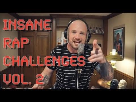 Album cover art for "Insane Rap Challenges Vol. 2" by Mac Lethal