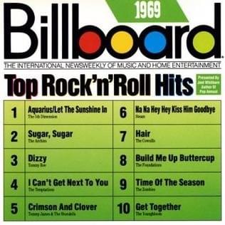 Cover image for Billboard Top Rock’n’Roll Hits: 1969