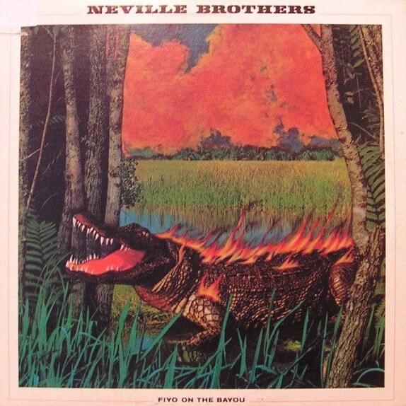 Album cover art for "The Ten Commandments of Love" by The Neville Brothers