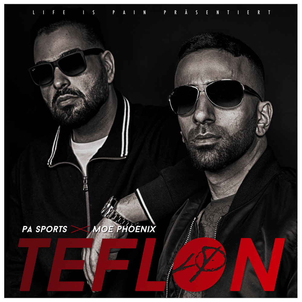 Album cover art for "Teflon" by PA Sports & Moe Phoenix