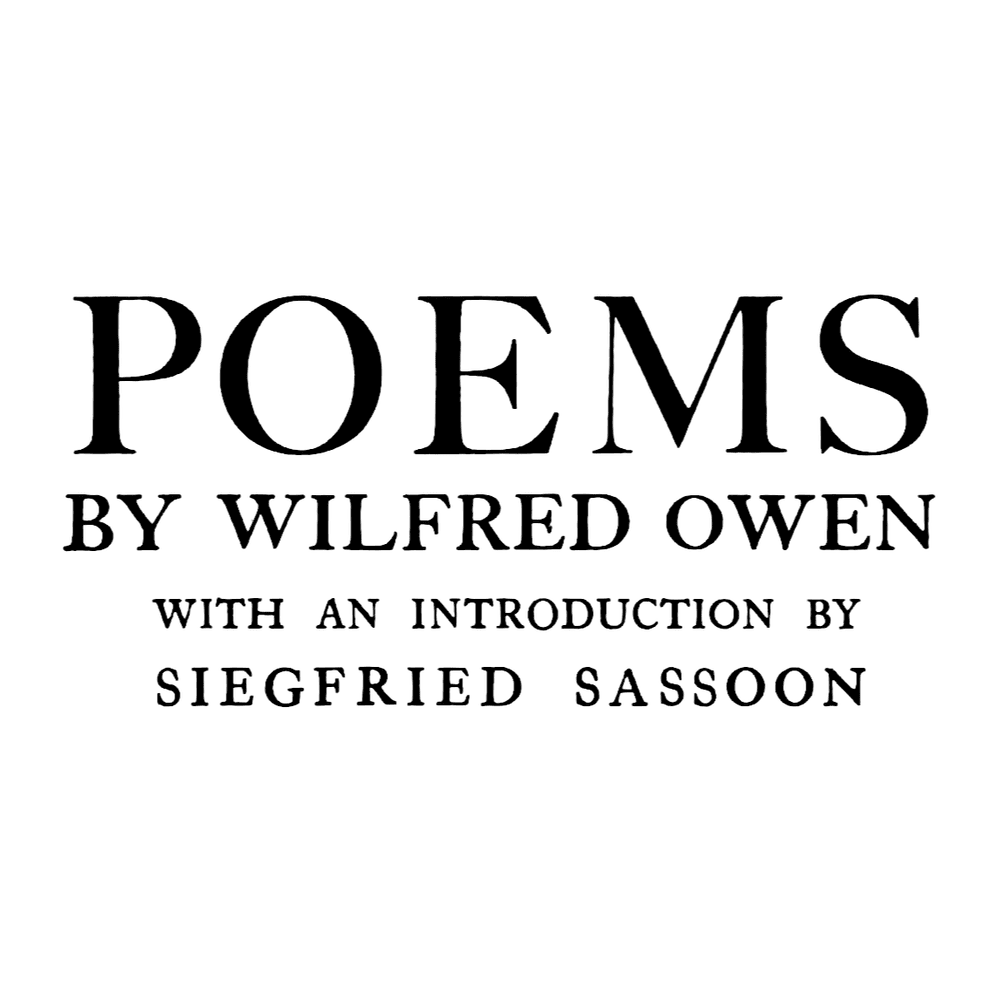 Cover image for Poems by Wilfred Owen