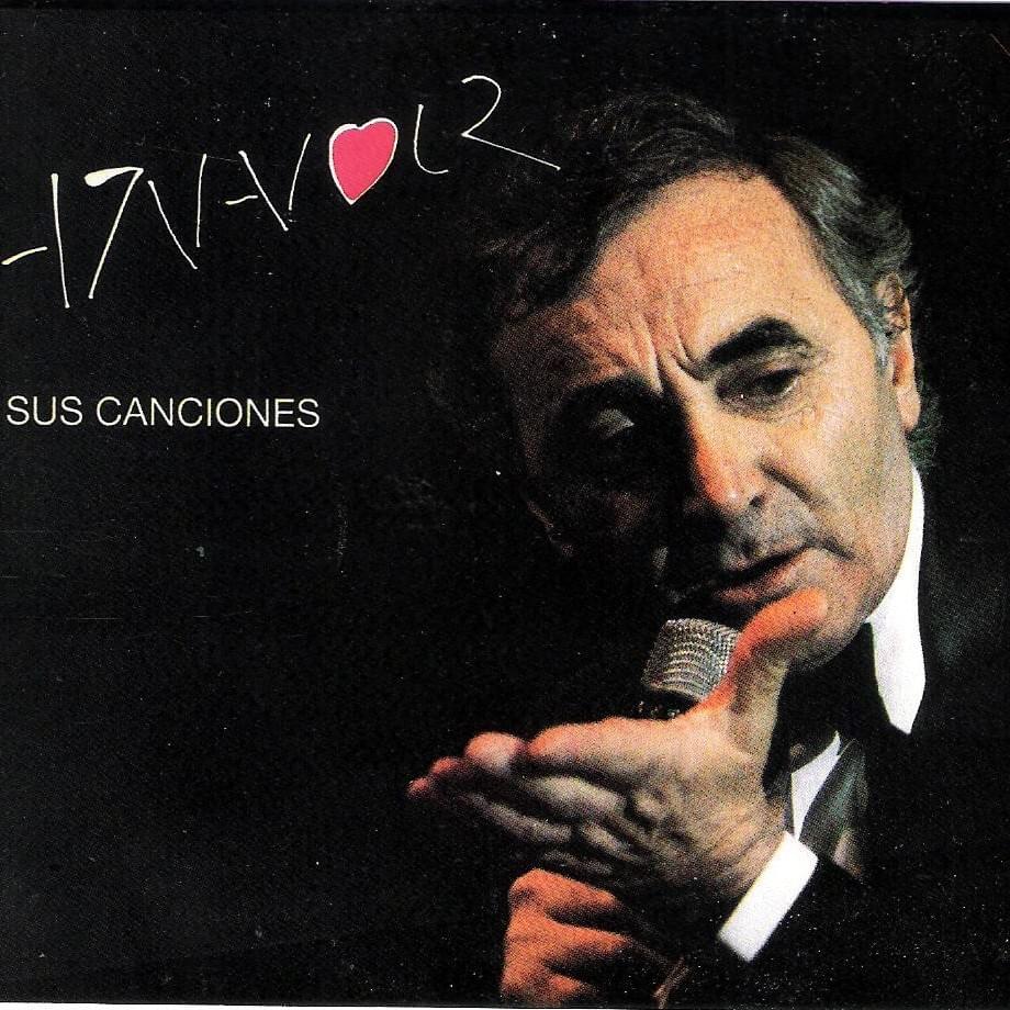 Album cover art for "Morir de amor" by Charles Aznavour