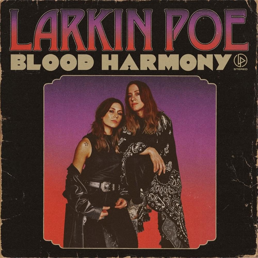 Album cover art for "Blood Harmony" by Larkin Poe