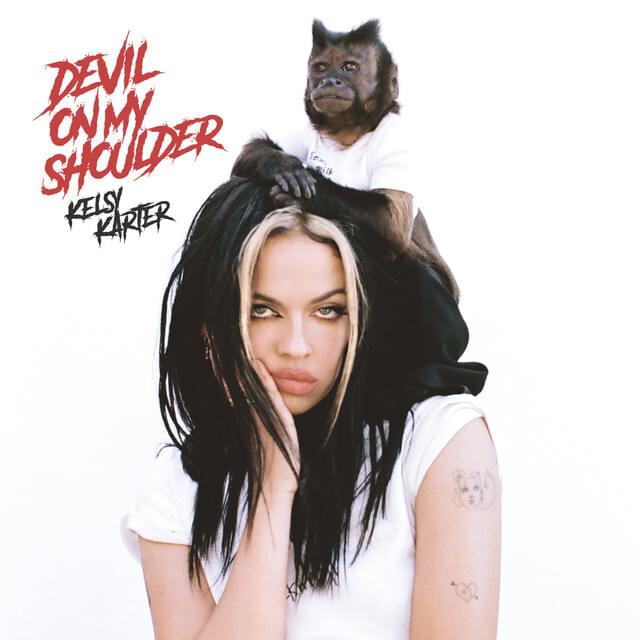 Album cover art for "Devil On My Shoulder" by Kelsy Karter & The Heroines