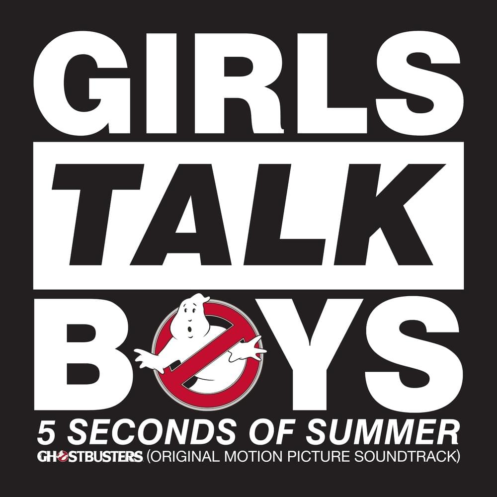 Album cover art for "Girls Talk Boys" by 5 Seconds of Summer