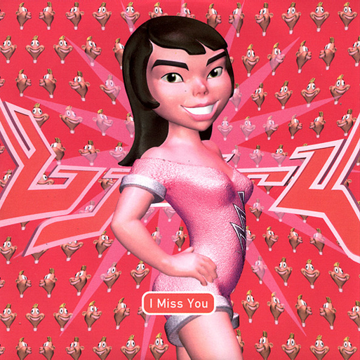 Album cover art for "I Miss You" by Björk