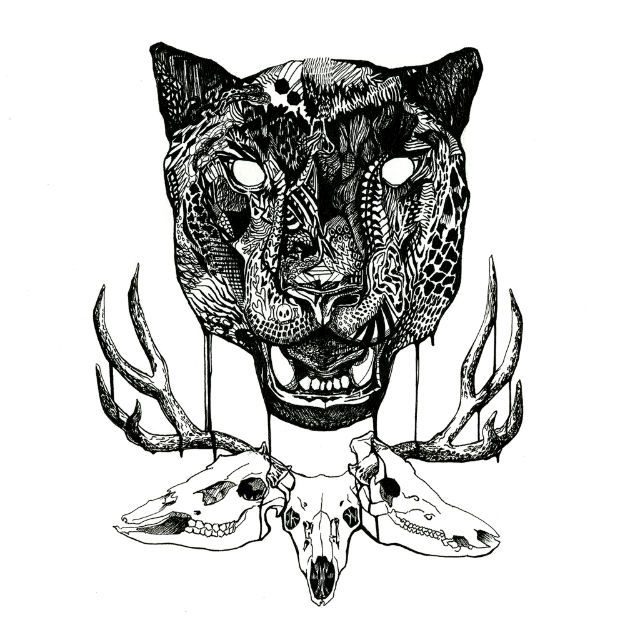 Album cover art for "Beastmode" by Alvin Risk & Hodgy