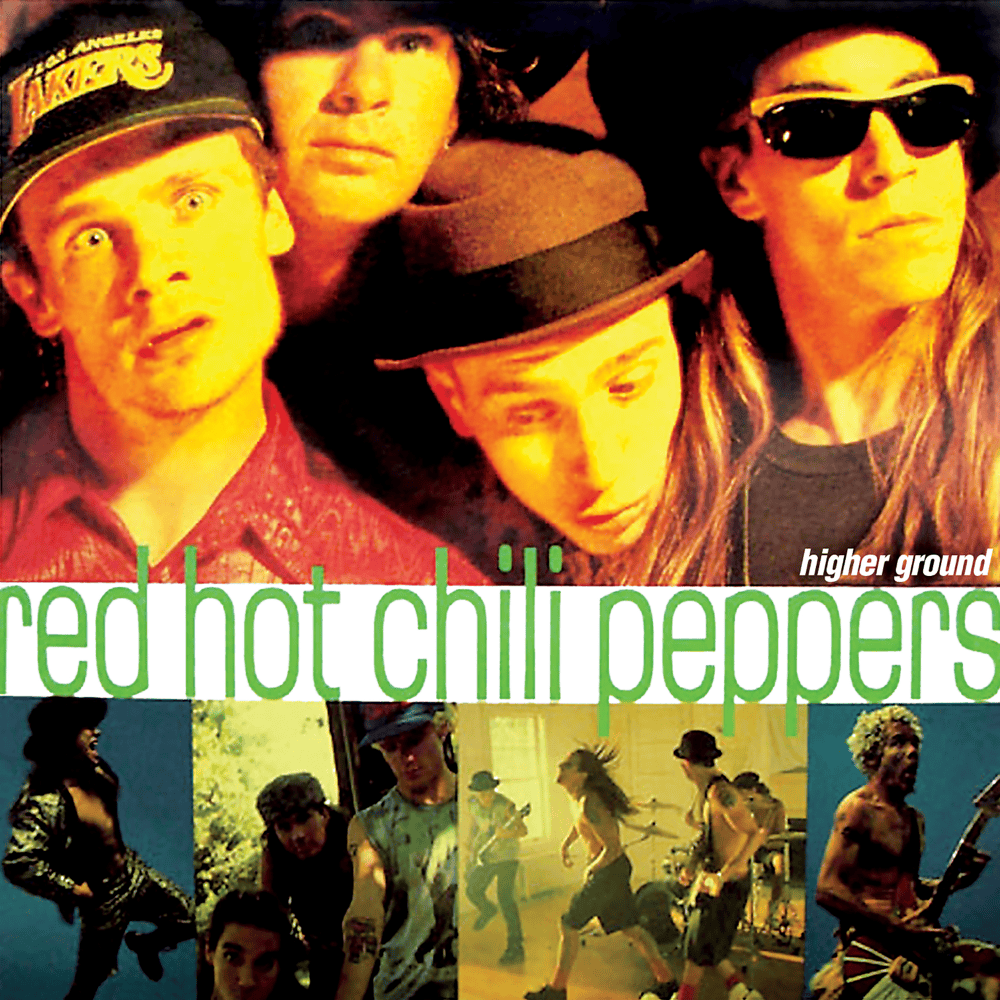 Album cover art for "Higher Ground" by Red Hot Chili Peppers