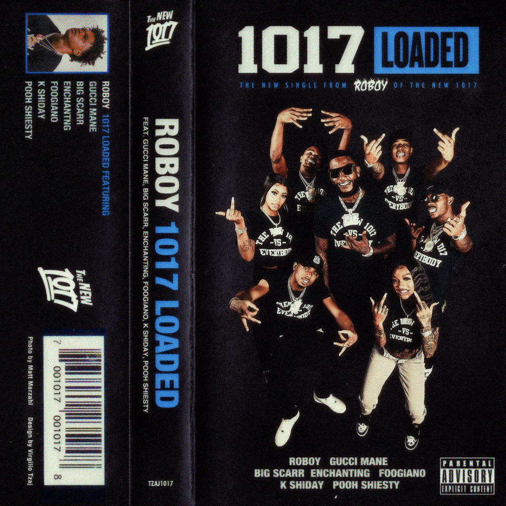 Album cover art for "1017 Loaded" by Gucci Mane & Big Scarr & Enchanting & Foogiano & K Shiday & Pooh Shiesty