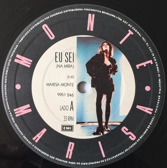 Album cover art for "Eu Sei (Na Mira)" by Marisa Monte