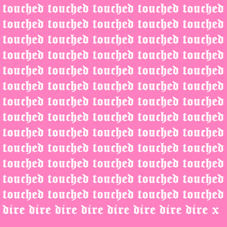 Album cover art for "TOUCHED" by ghostholding