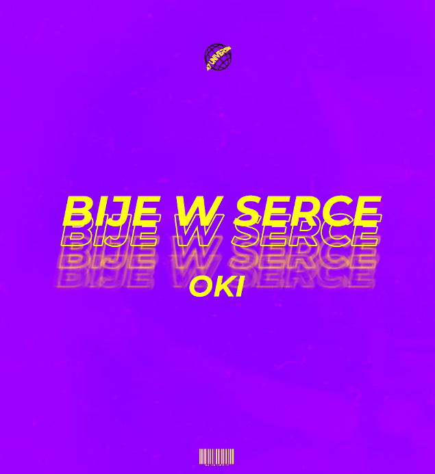 Album cover art for "Bije W Serce" by Oki