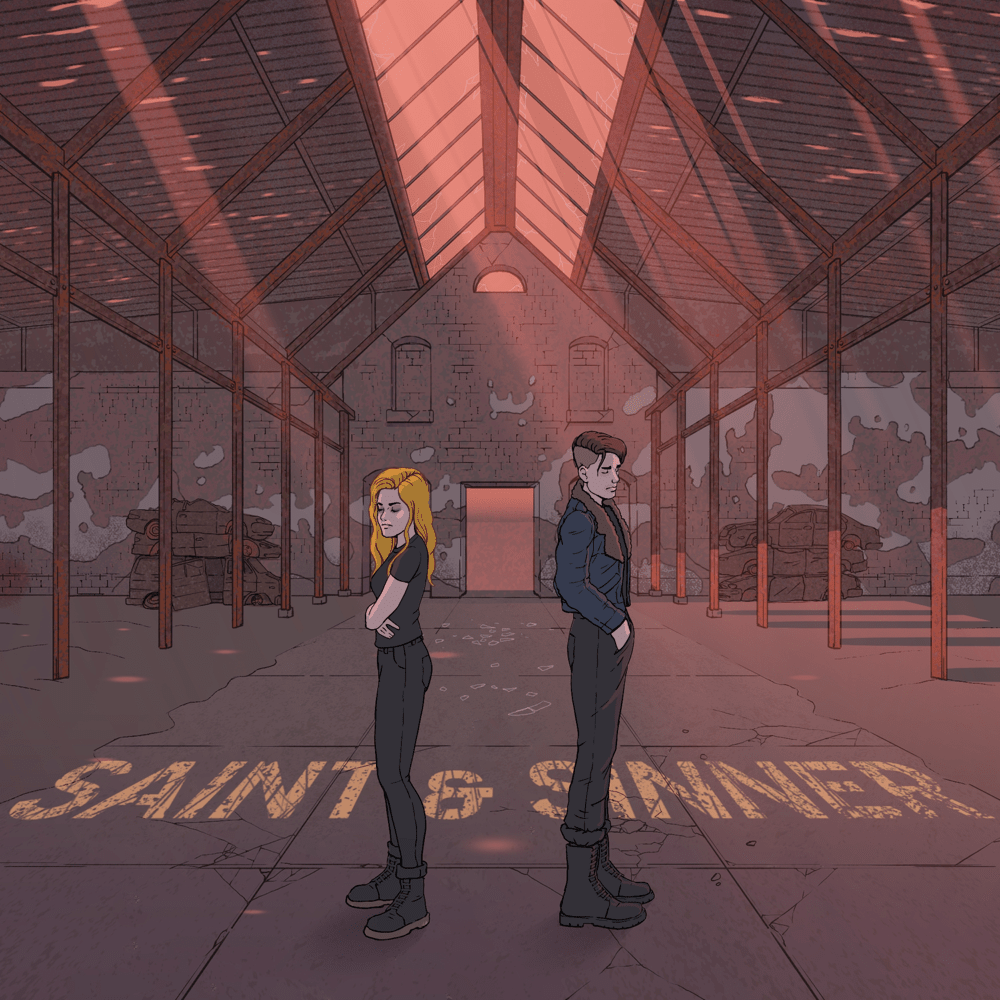 Album cover art for "The Saint And The Sinner" by AViVA