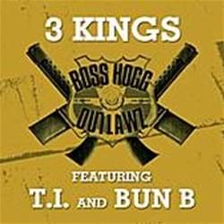 Album cover art for "3 Kings" by DJ Drama & Bun B & T.I.