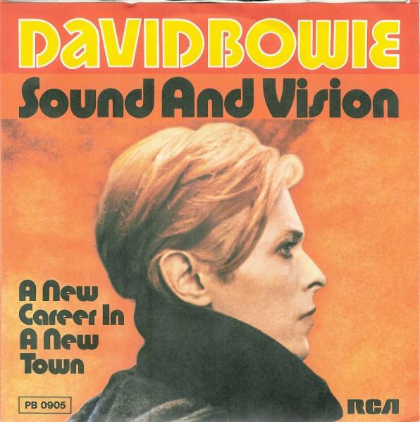 Album cover art for "Sound and Vision" by David Bowie